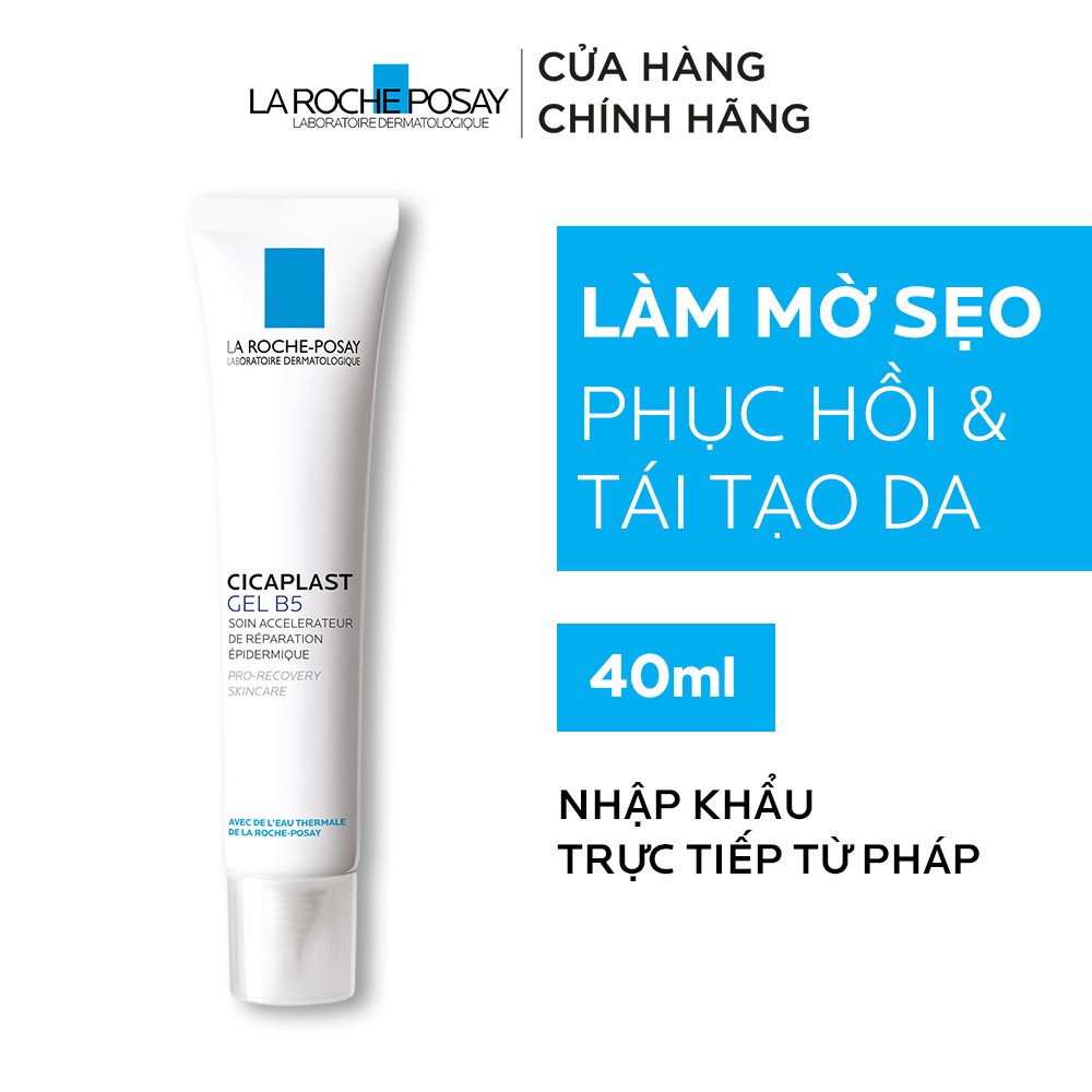 Kem dưỡng dạng gel giúp làm mờ sẹo, hỗ trợ phục hồi &amp; tái tạo da La Roche-Posay Cicaplast Gel B5 40ml