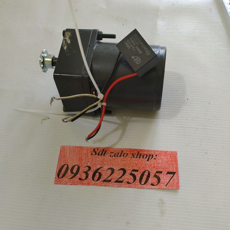 mô tơ giảm tốc 220v - 15W -chế máy nướng thịt