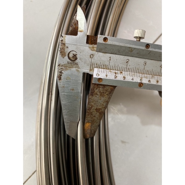10 Mét dây thép inox 4li - dây thép inox 201 sáng bóng 4mm