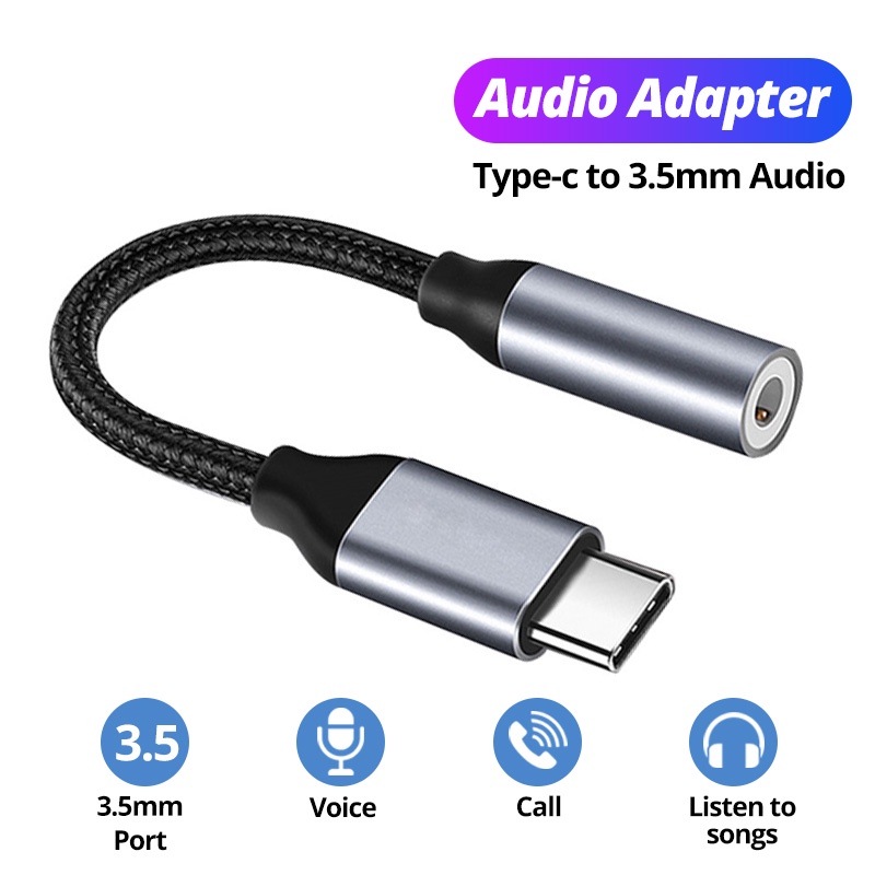 Đầu cáp GUUGEI chuyển đổi Type C sang 3.5 mm cho Mate 30 Mic