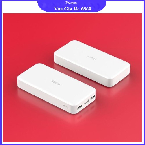 Pin Sạc Dự phòng Xiaomi Redmi 10000mAh/20000mAh PB100LZM - power bank BẢO HÀNH 6 Lỗi 1Đổi 1