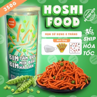 Bim bim tăm que mix đậu hà lan 350g, đồ ăn vặt hà nội