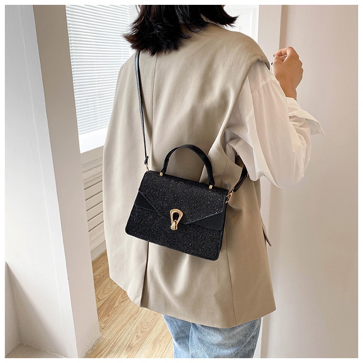 Túi xách JASMIN NOIR có khóa thời trang cho nữ