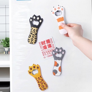 Dụng cụ mở nắp chai bia từ tính bằng nhựa mềm hình hoạt hình