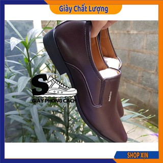Giày Tây Nam Lịch Lãm (Nâu Trơn)