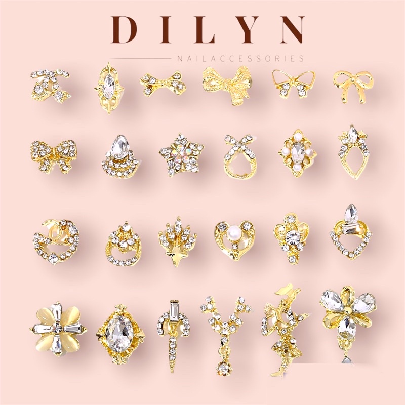 Phụ Kiện Nail - 10 Mẫu Charm Nơ Trang Trí Móng Siêu Đẹp