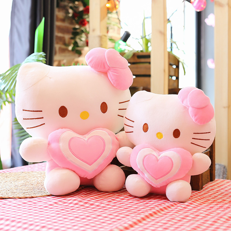 Mèo Hello Kitty Nhồi Bông 30cm - 50cm