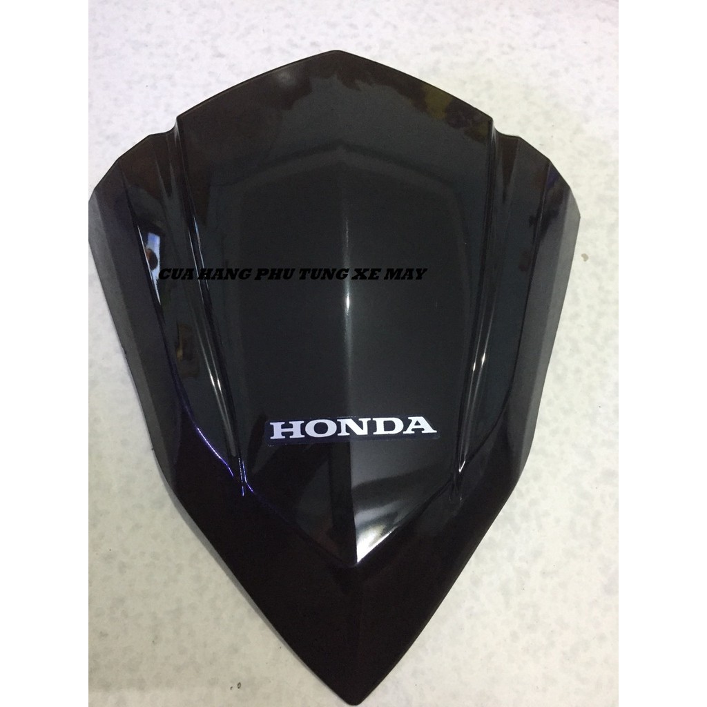 Ốp đầu đèn cho xe Honda Winner X màu đen bóng