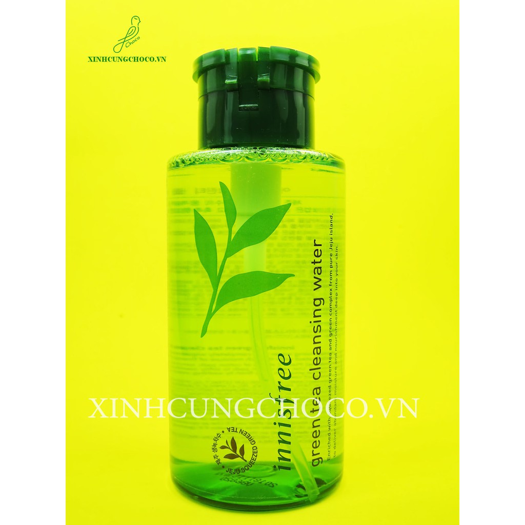 NƯỚC TẨY TRANG INNISFREE GREEN TEA CLEANING WATER 300ML CHÍNH HÃNG