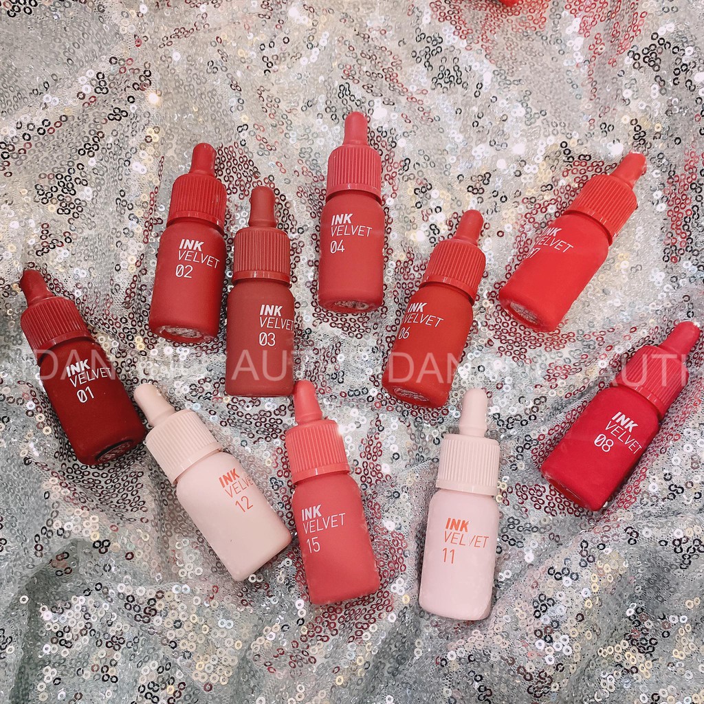 Son Peripera Ink V.elvet Lip Tint siêu lì, bám màu cực tốt