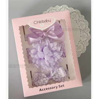 Bộ set phụ kiện tóc băng đô baby