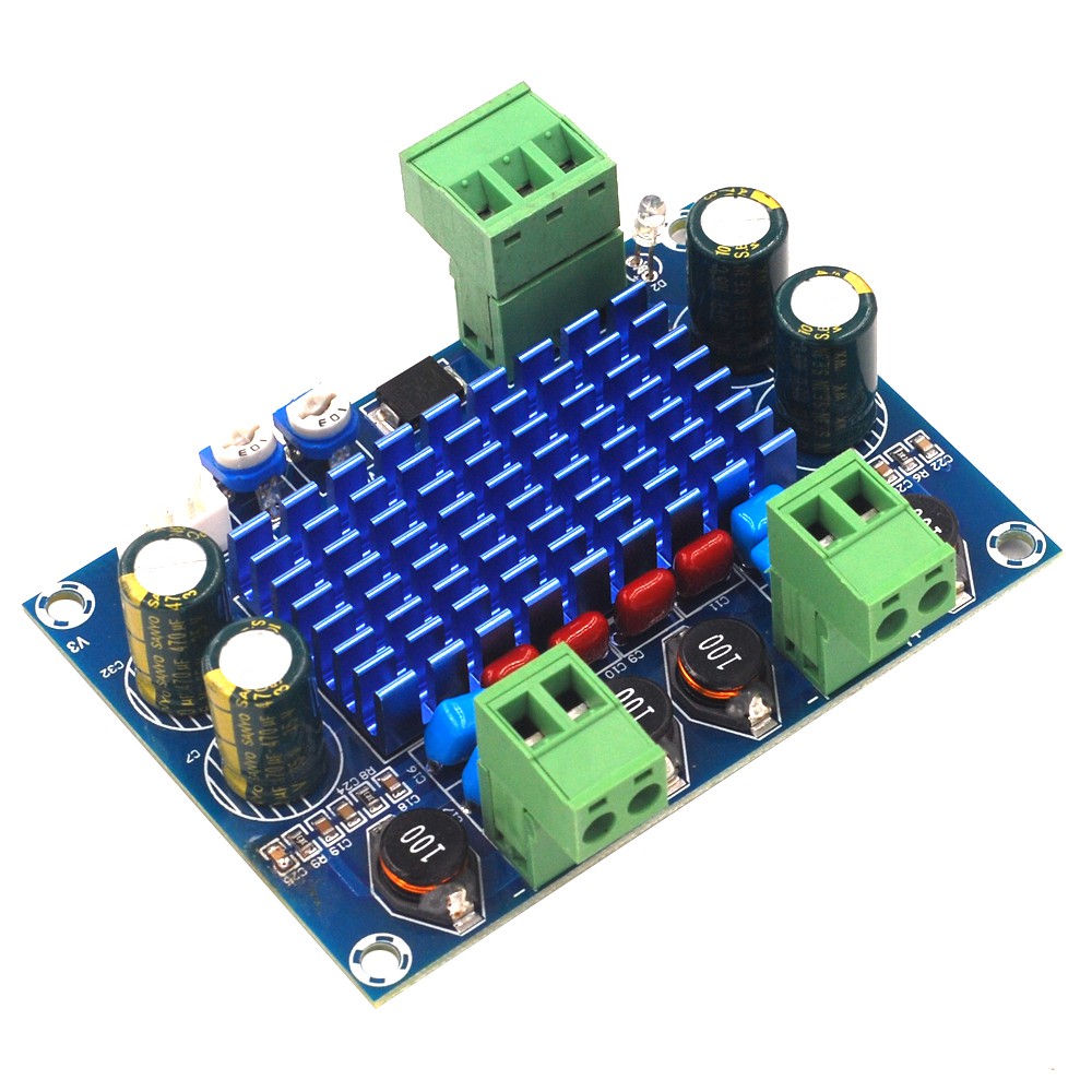 Bảng Mạch Khuếch Đại Âm Thanh Kỹ Thuật Số 5V - 24V - 28V XH-M572 TPA3116D2 2 X 120W