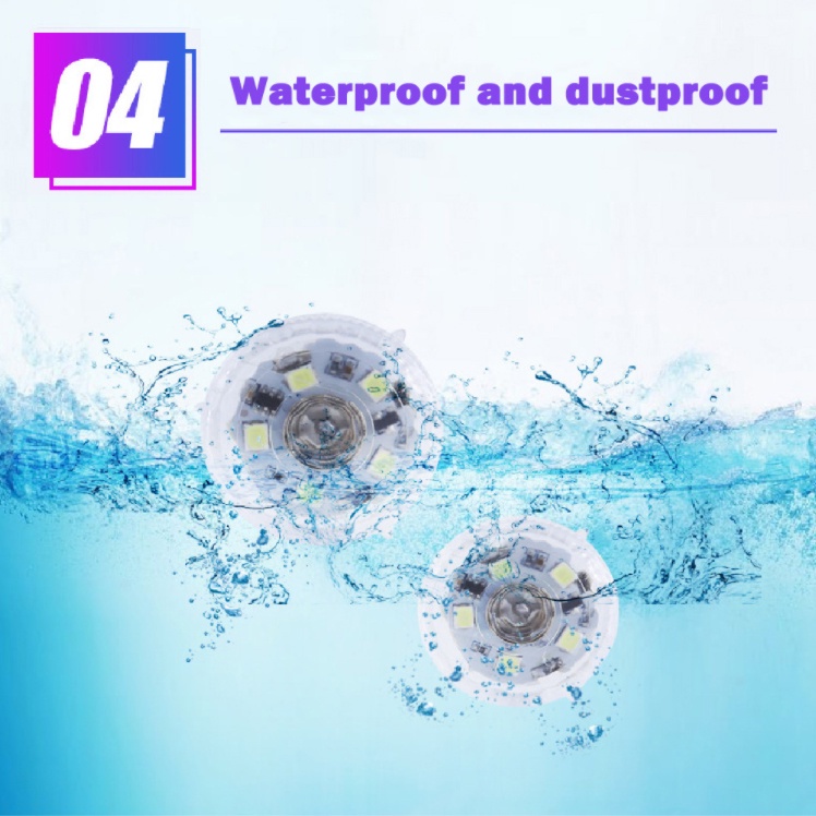 Đèn LED Mini 3 Màu Không Dây Cảm Ứng Lãng Mạn Cho Xe Hơi