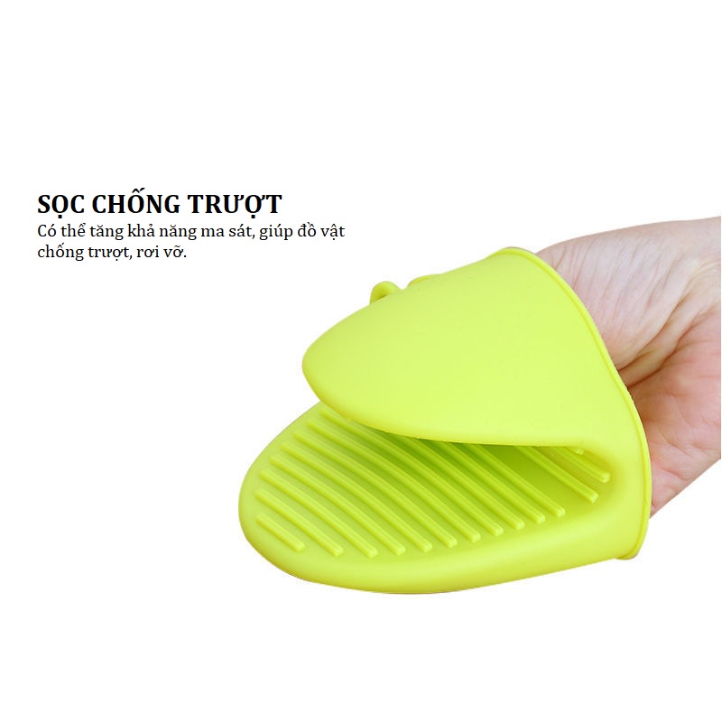 Cặp găng tay nhấc nồi silicon chịu nhiệt lên đến 240 độ Teddy Bears store