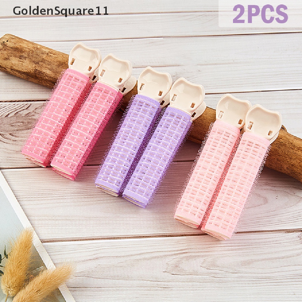 Set 2 Kẹp Tóc Mái Làm Xoăn / Cố Định Tóc Mái Tiện Lợi Goldsquare11