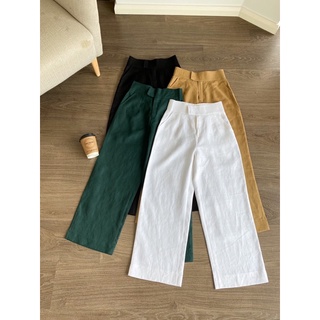 SHU SHI - Quần Linen Xuông Lưng Bản To Cao Cấp ( ảnh chính chủ )