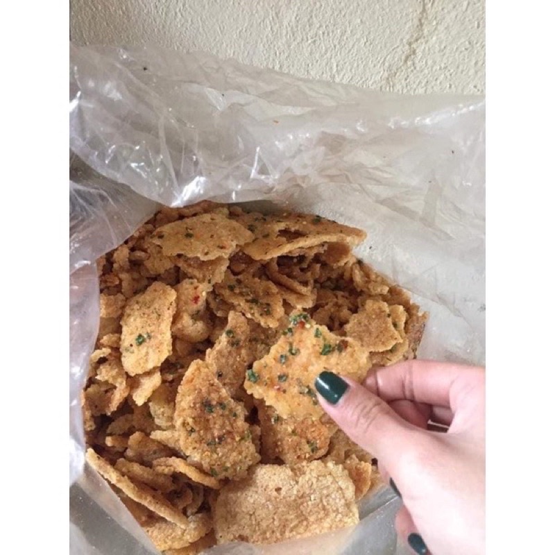 1Kg Cơm cháy mắm hành vỡ loại ngon giòn mới