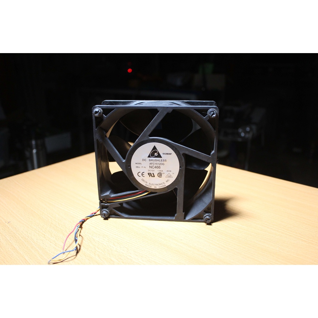 Quạt tản nhiệt 15x15x5cm, Fan server máy chủ vuông 15cm 12v 1.8A gió thổi mạnh