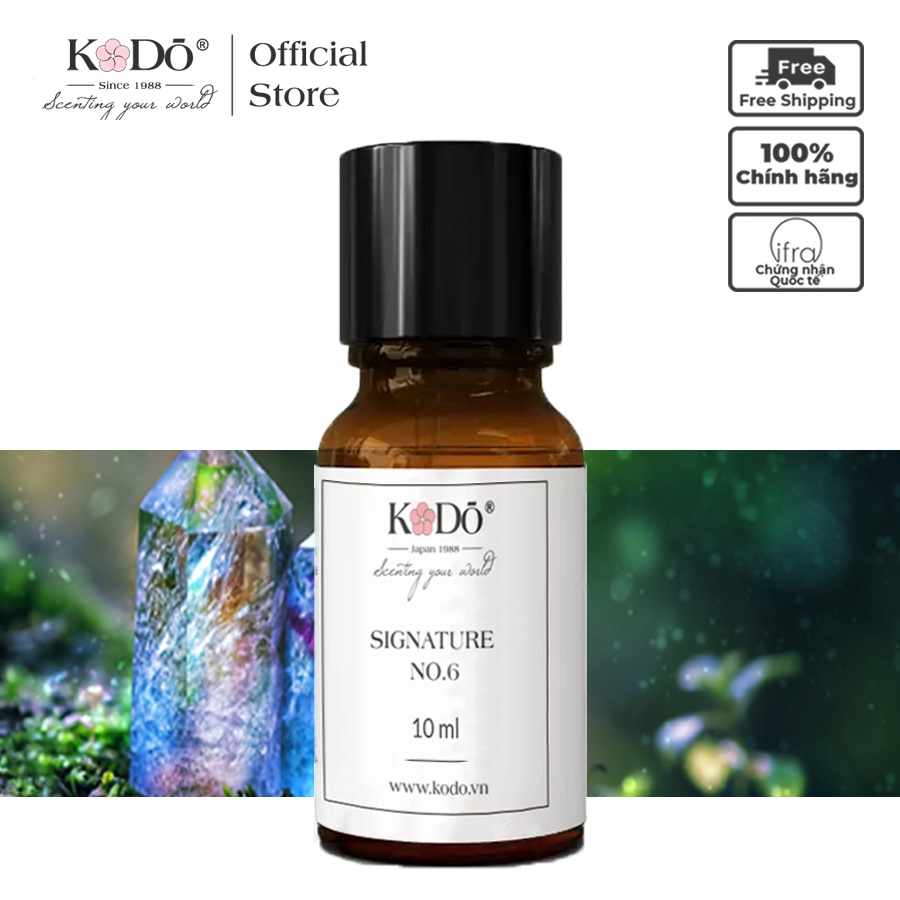 Tinh Dầu Nước Hoa Nhập Khẩu Thơm Phòng Kodo Signature No 6 - Nguyên chất - 3 Tầng Hương Thơm Độc Đáo - 10ml