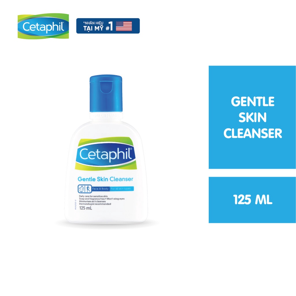 [Tặng khẩu trang] Sữa rửa mặt Cetaphil Gentle Skin Cleanser 125ml | BigBuy360 - bigbuy360.vn