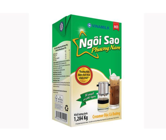 Sữa đặc có đường ngôi sao phương nam xanh lá Vinamilk 380g ( hộp giấy)