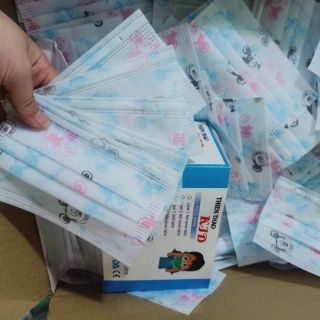 KHẨU TRANG Y TẾ TRẺ EM 4 LỚP -THIÊN THẢO KID-HỘP 50 CÁI