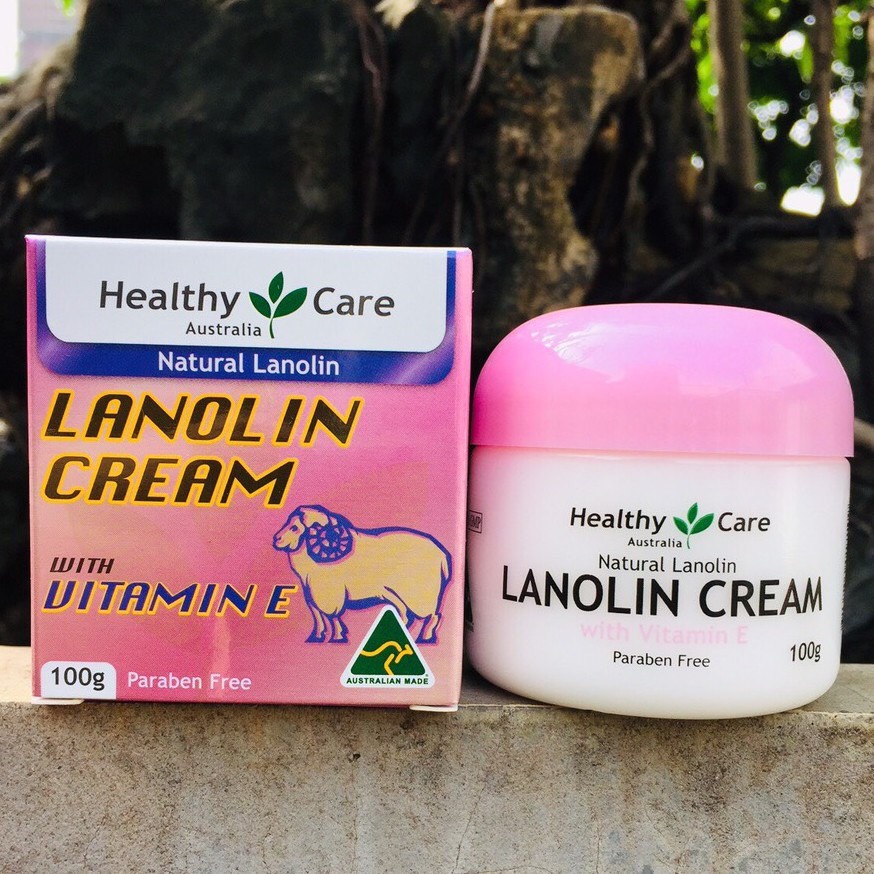 Kem cừu Healthy Care Lanolin cream with Vitamin E - 100g