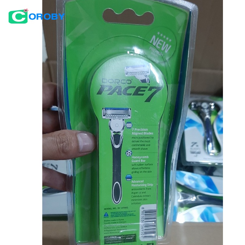 Dorco Pace 7 Dao Cạo Râu 7 Lưỡi Hàng Xuất Mỹ Cao Cấp