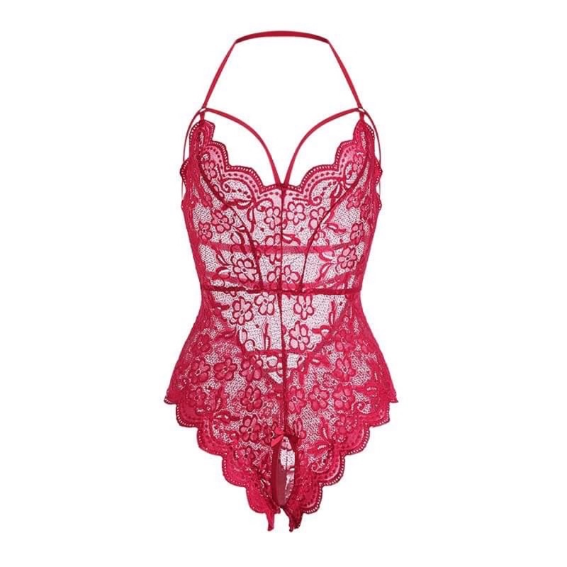Đồ Ngủ Sexy - Bộ Ngủ Jump Ngực V Xẻ Đáy Sexy Quyến Rũ