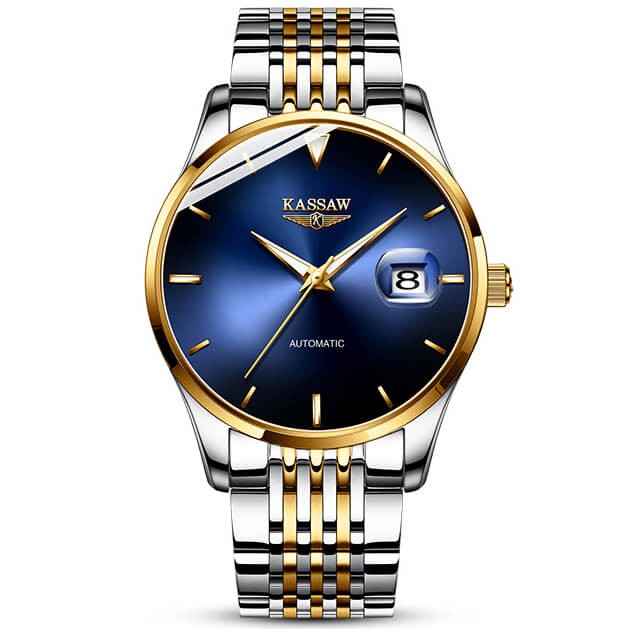 Đồng hồ nam chính hãng KASSAW K867-2 Kính sapphire ,chống xước,Chống nước ,BH 24 tháng,Máy cơ (Automatic) ,dây kim loại