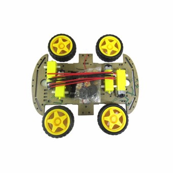 Bộ Khung Xe Robot 4 Bánh - Linh kiện điện tử