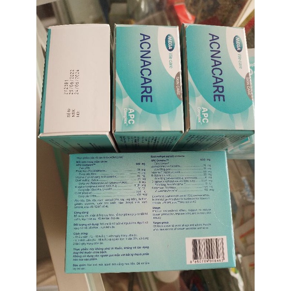 Viên Uống mụn Acnacare Thái Lan