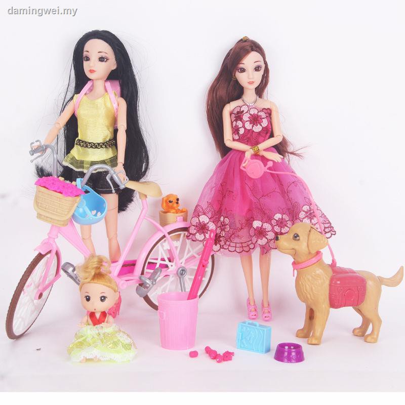 Xe Đạp Đồ Chơi Búp Bê Barbie