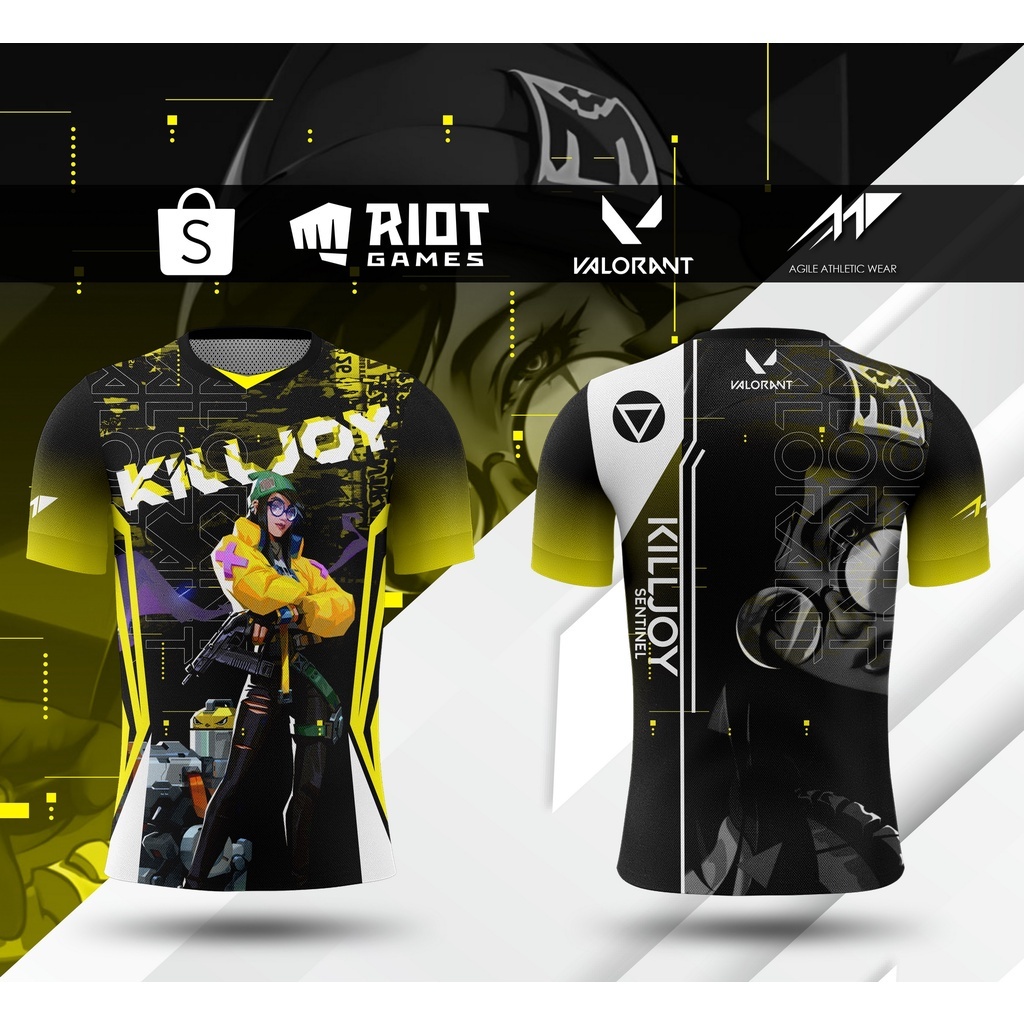 Áo Sơ Mi Thăng Hoa Phù Hợp Với Các Đại Lý Lễ Tình Nhân Toàn Diện e-sports 2 - killjoy, phoenix, raze v1, raze v2 Mát Mẻ
