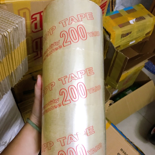 Băng keo OPP TAPE trong và đục 200 yard