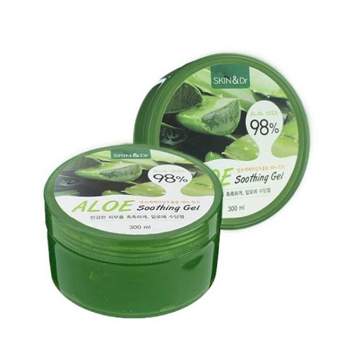 Gel dưỡng ẩm lô hội Skin & Dr Aloe Vera 98% Soothing Gel Hàn Quốc 300g