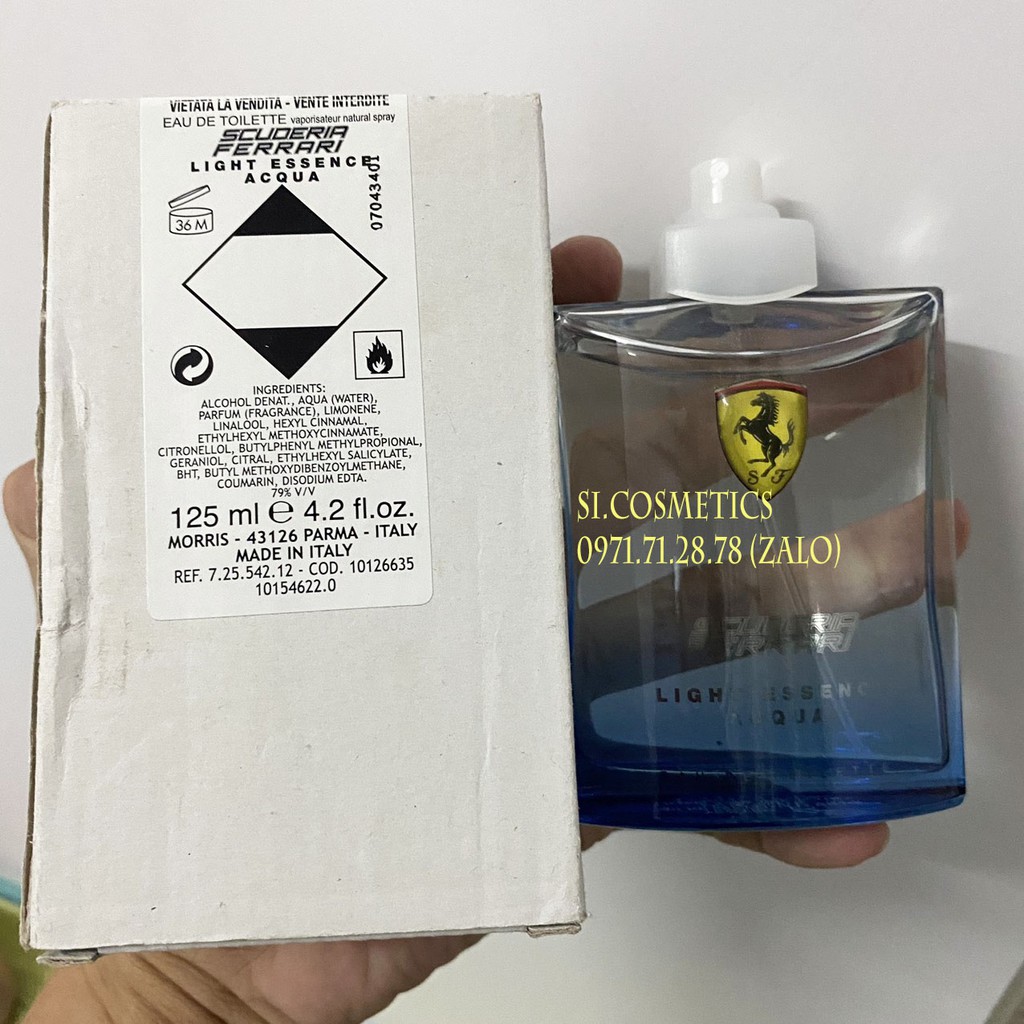 Nước hoa Nam Ferrari Scuderia Ferrari Light Essence Acqua 125ml