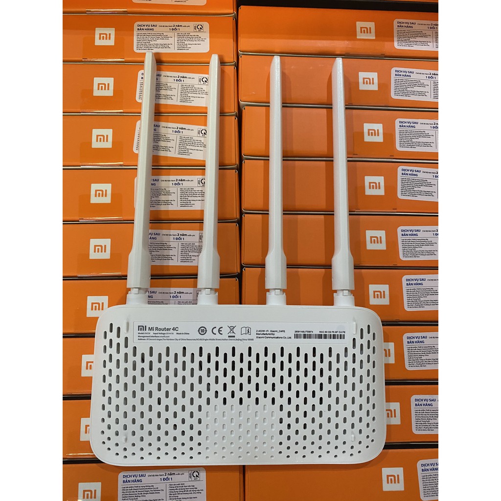 [Bản Quốc Tế] N 300Mbps Bộ Phát Wifi Xiaomi -Mi Router 4C- Quốc Tế Tiếng Anh-BH 2 năm 1 đổi 1-Hàng Chính Hãng