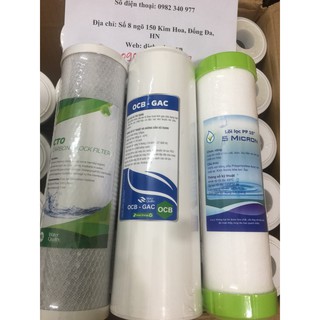 Bộ lõi lọc nước 123 máy lọc nước ro - lõi lọc nước 1-2-3 tốt - 3 lõi 1-2-3