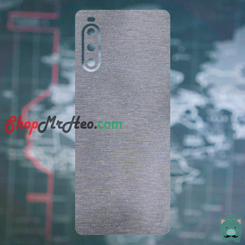 Skin Dán Mặt Sau Lưng Vân Nhôm Sony Xperia 10 - Sony 10 Plus - Sony 10 ii  - Sony 10 iii