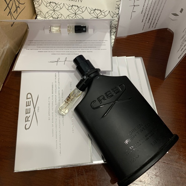 Nước hoa vials creed green irish tweed edp 2ml