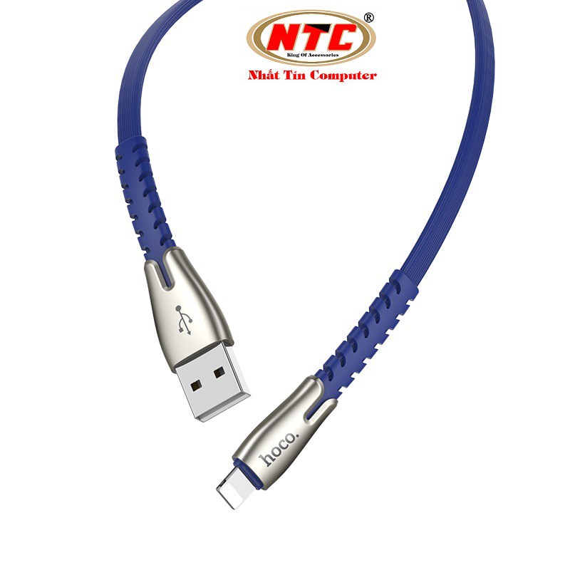 Cáp sạc và truyền dữ liệu Hoco U58 Core cổng LN max 2.4A dài 1.2M - Hãng phân phối chính thức