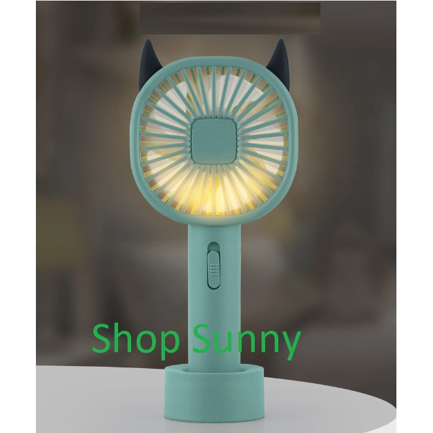 Mini fan Quạt cầm tay Quạt mini có đèn