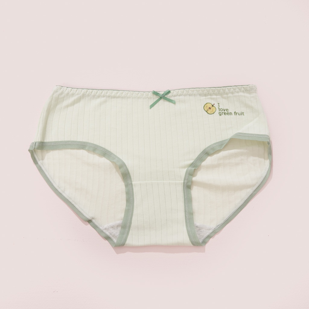 SET 5 Quần Lót Nữ Cotton Sbra Họa Tiết Hoa Quả Thấm Hút Thoáng Mát QC37