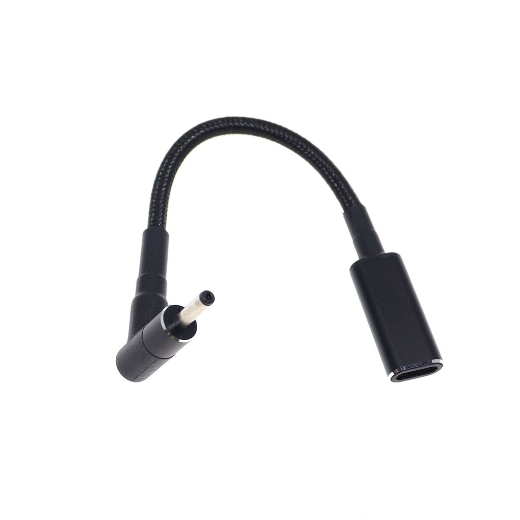 Dây cáp sạc nhanh USB Type c đầu cái sang 3.0x1.1mm đầu đực 100w Usb C Pd cho Acer Asus Laptop sạc Dc 3.0x1.1