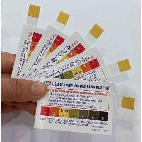 Que test viêm phụ khoa nhanh Thử viêm nhiễm âm đạo LAHUTU