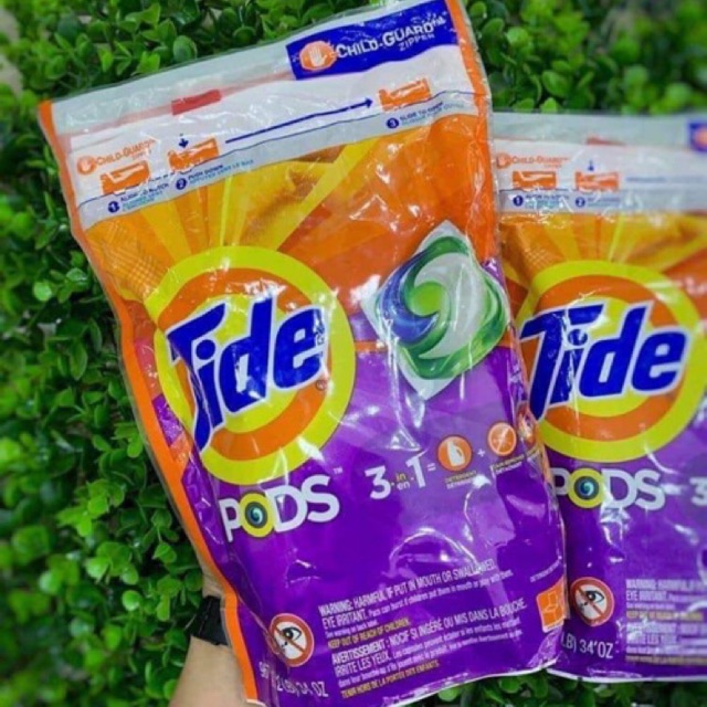 Viên giặt xả đa chiều Tide Pods 42 viên