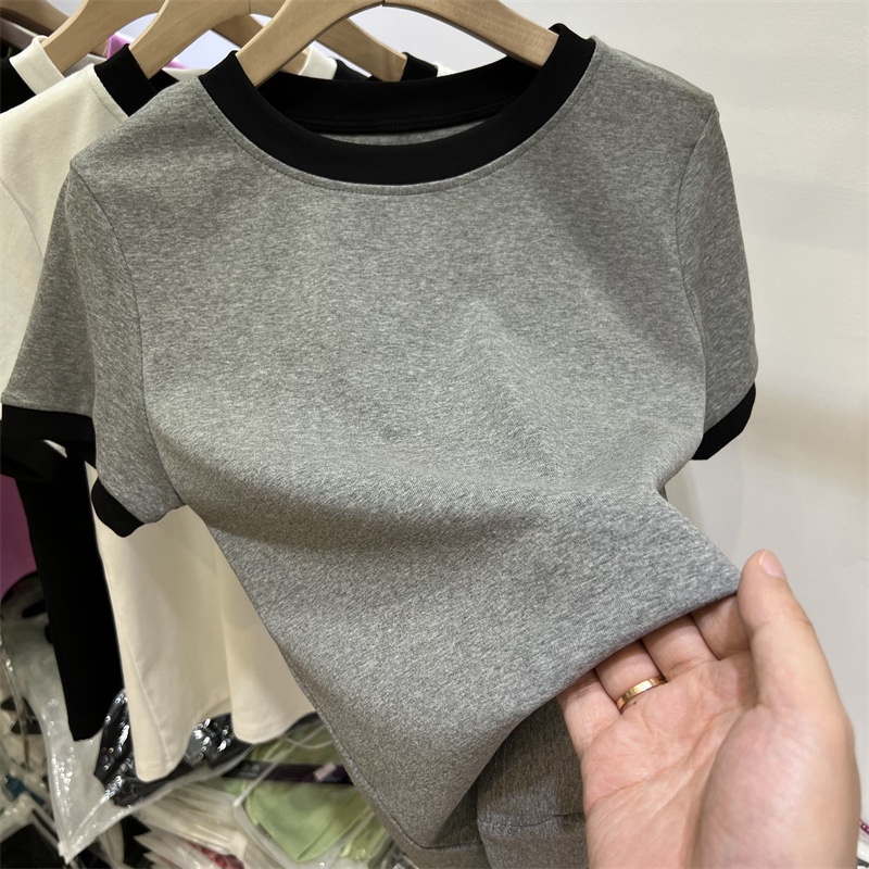 NRVP Áo Thun Mỏng Tay Ngắn Phong Cách Hàn Quốc Mới Mùa Hè 2022 Dành Cho Nữ