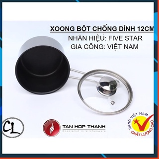 Nồi nấu bột inox 3 đáy chống dính five star - hàng loại 1