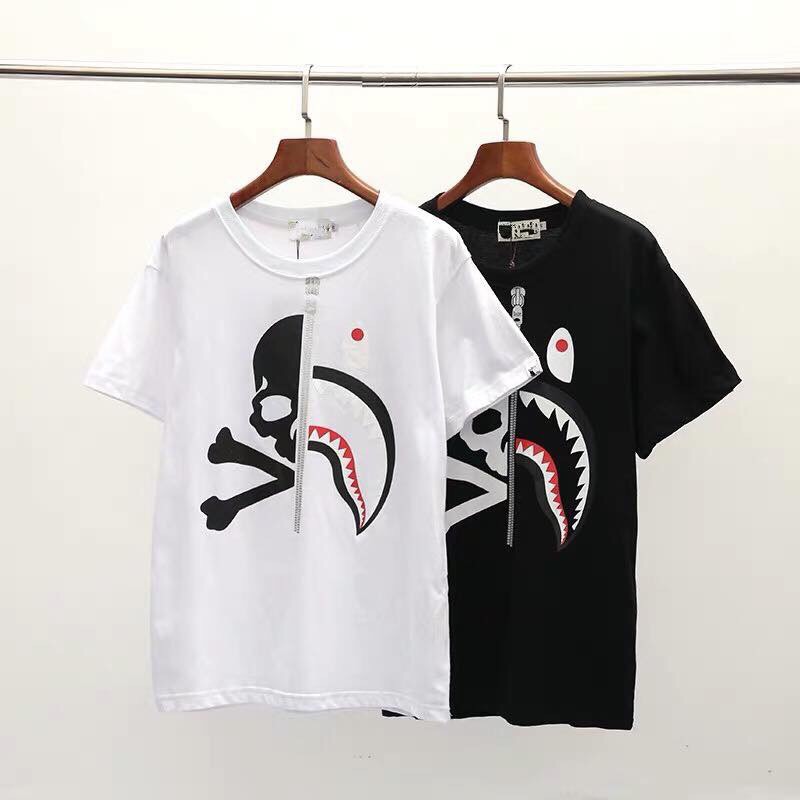 Áo thun Tee Bape unisex tay lỡ form rộng oversize BeWay